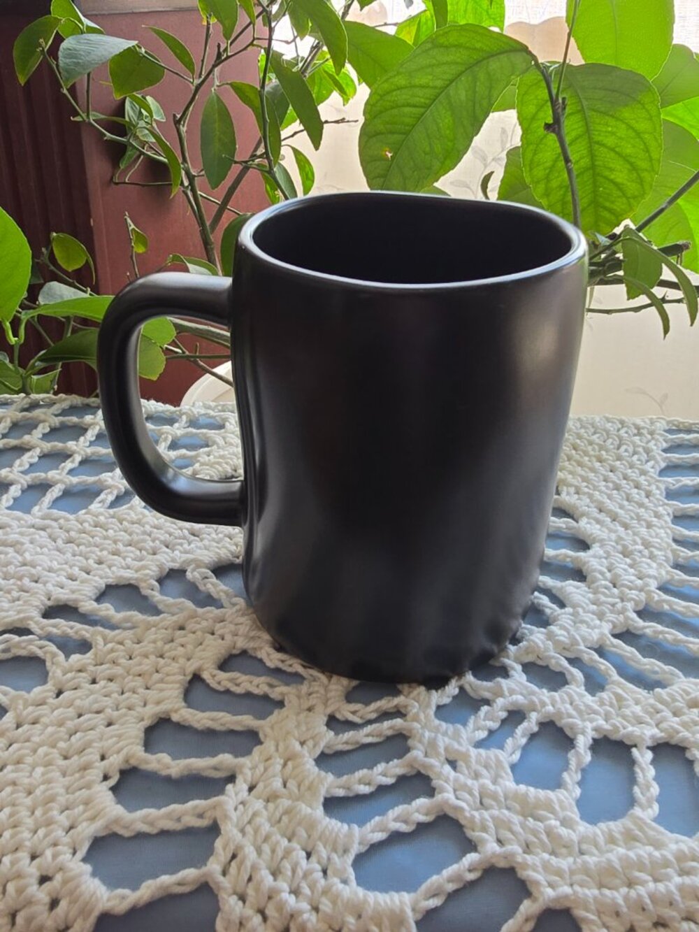 Rae Dunn PAPA Artesian Collection Coffee Cup Cream Color 16+ Oz by Magenta - Picture 3 of 4